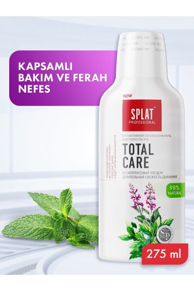 Splat Ferahlatıcı Nane Tadında Professional Total Care Ağız Çalkalama Suyu Gargara