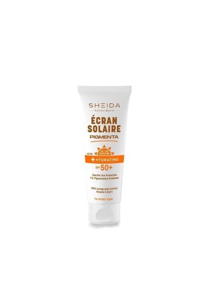Sheida Ecran Solaire Pigmenta Ton Eşitleyici Renkli Kapatıcı Spf 50 Güneş Kremi 75ml Lekeli Ciltler Için