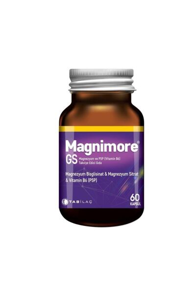 Magnimore Gs Magnezyum Ve P5p Vitamin B6 60 Kapsül