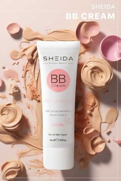 Sheida Bb Cream Light (AÇIK RENK) Spf 30, Mükemmel Kapatıcılık
