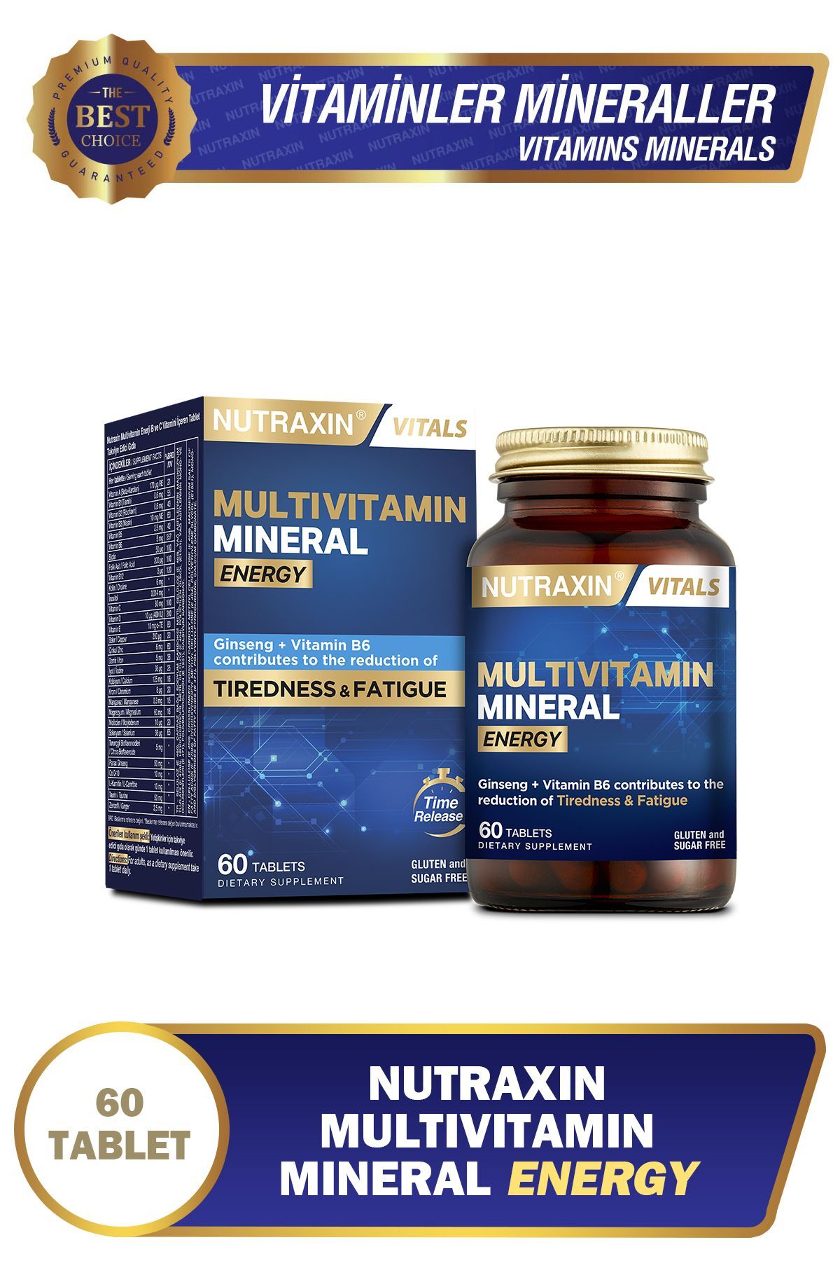 Nutraxin Multi Mineral Complex 60 Tablet