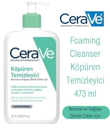 Cerave Foaming Cleanser Köpüren Temizleyici 473 ml