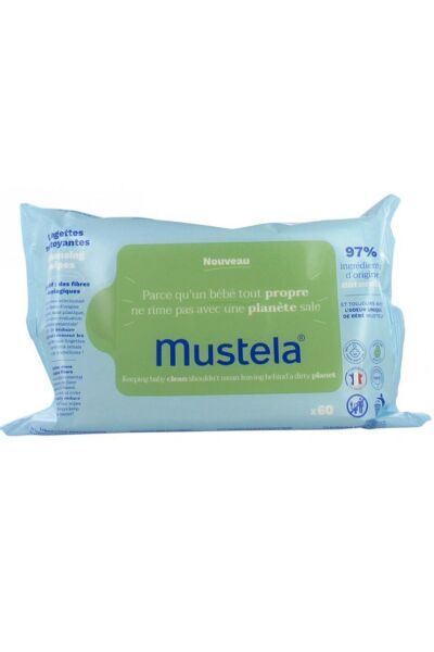 Mustela Avocado Cleansing Wipes 60 Adet Islak Mendil
