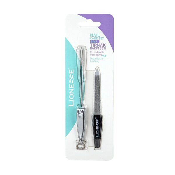 Lionesse Üçlü Set (CIMBIZ-MAKAS-TÖRPÜ) - 5110