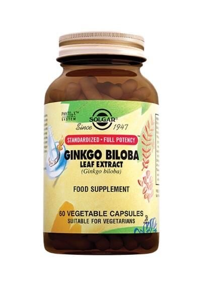 Solgar Ginkgo Biloba Leaf Extract 60 Kapsül