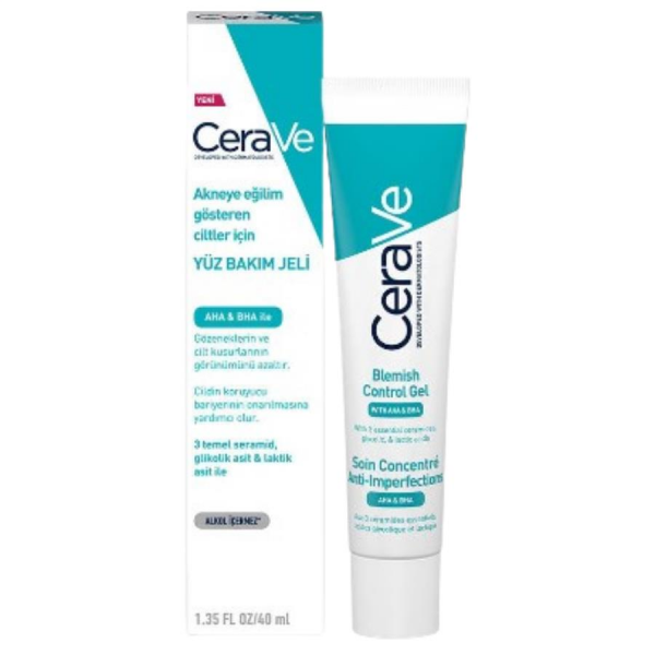 Cerave Yağlı ve Düzensiz Cilter için Yüz Bakım Jeli 40ml