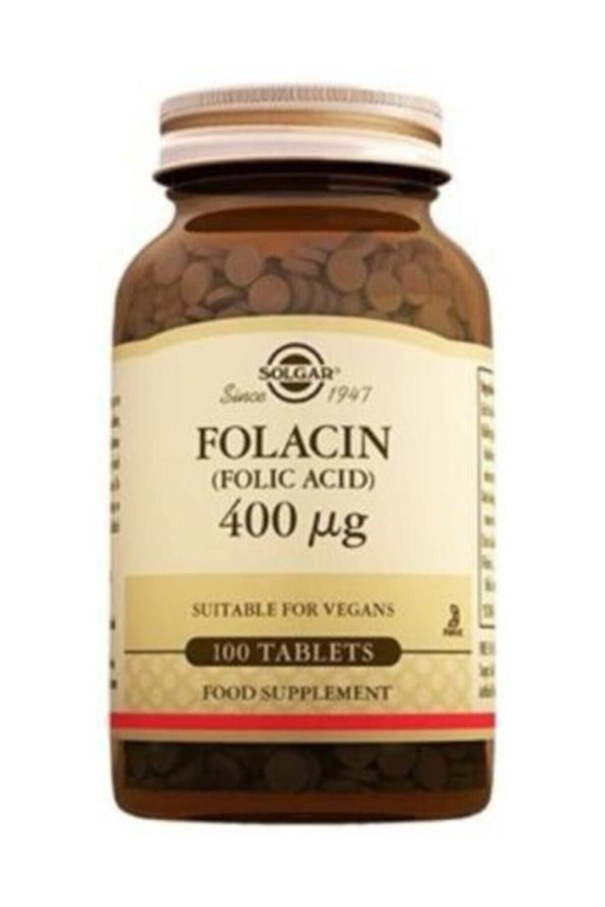 Solgar Folic Acid Folacin 400 mcg 100 Tablet
