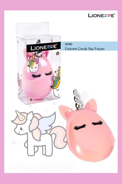 Lionesse Çocuk Unicorn Saç Fırçası 4990