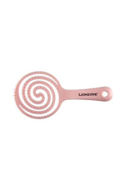 Lionesse Oval Üç Boyutlu Pembe Saç Fırçası