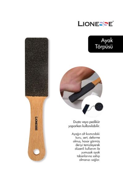 Lionesse Ahşap Ayak Törpüsü 457