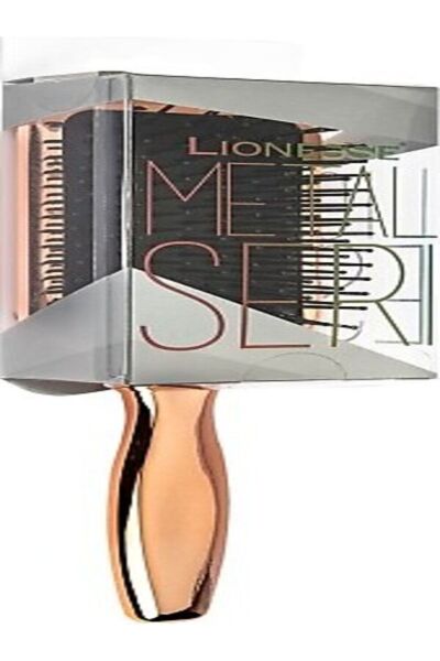 Lionesse Saç Fırçası Metal Gold 8590