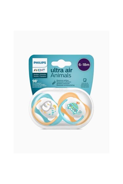 Avent Ultra Air Emzik 6-18 Ay Erkek Scf080/07