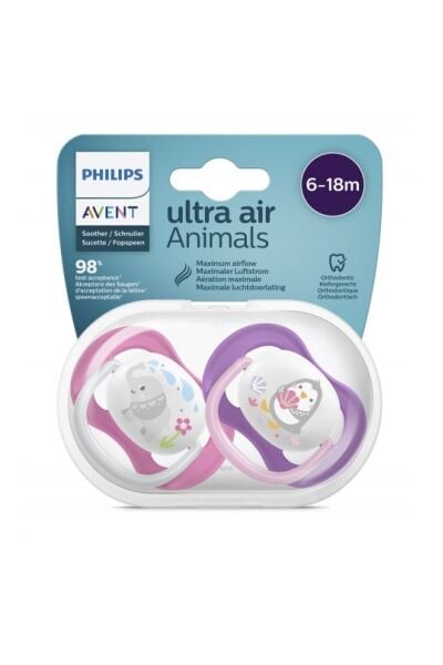 Avent Ultra Air Emzik 6-18 Ay Kız Scf080/08