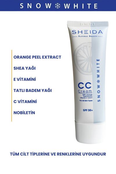 Sheida Snow White Cc Krem Spf 30