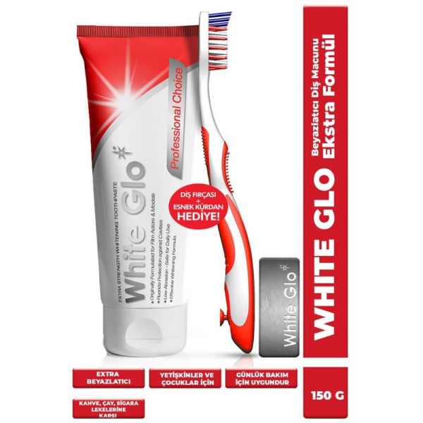 White Glo Professional Choice 150ml - Ekstra Beyazlatıcı Diş Macunu
