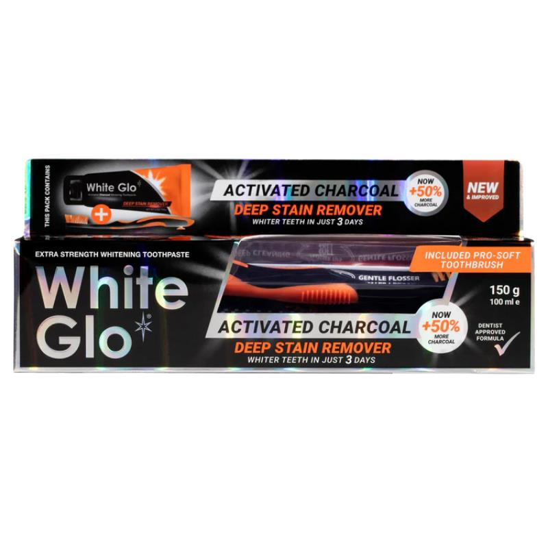White Glo Beyazlatıcı Kömürlü Aktif Karbon Diş Macunu 150 G