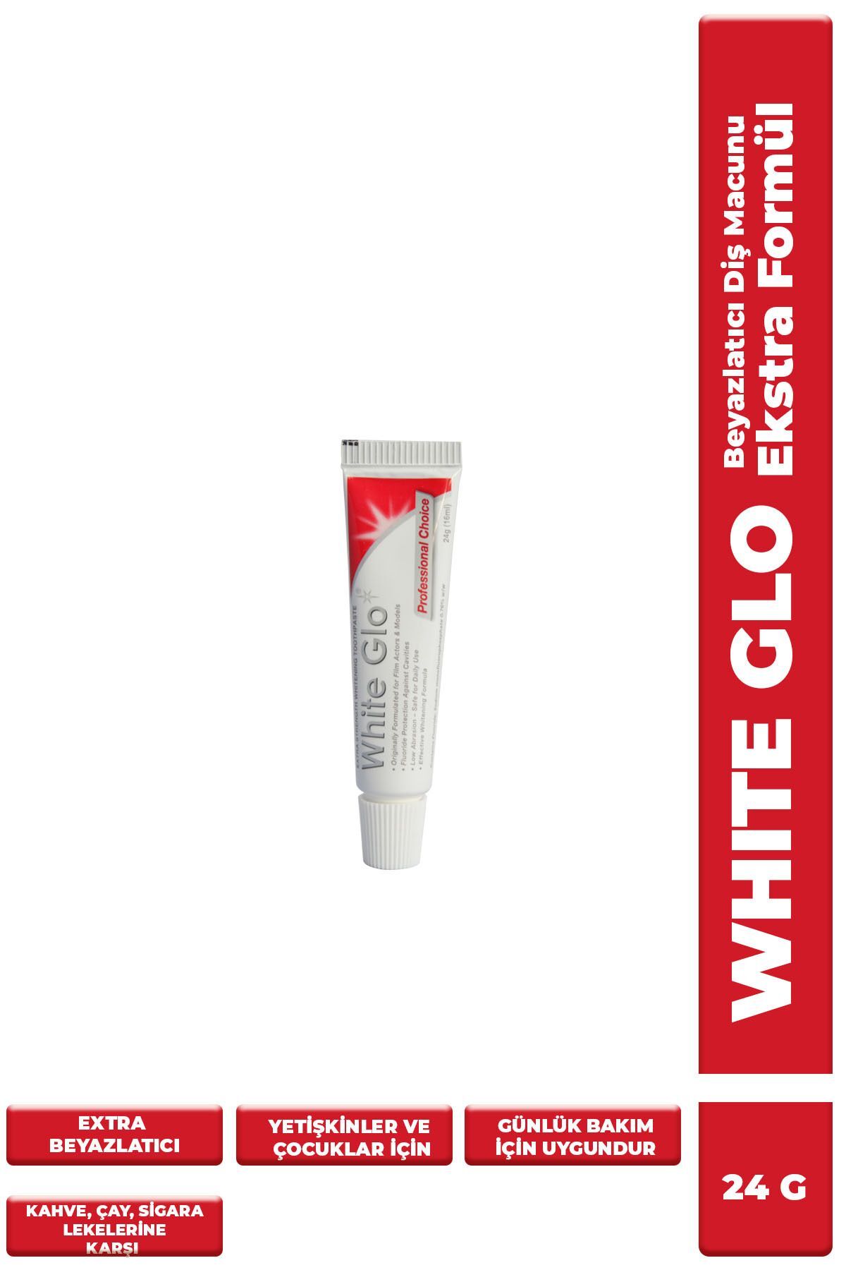 White Glo Beyazlatıcı Diş Macunu Ekstra Formül 24 G