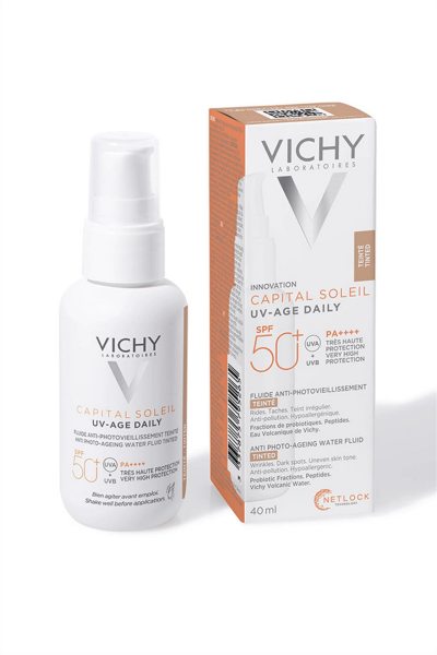 Vichy Capital Soleil Foto Yaşlanma Karşıtı Hafif Dokulu Renkli Güneş Koruyucu 40 ml Spf 50