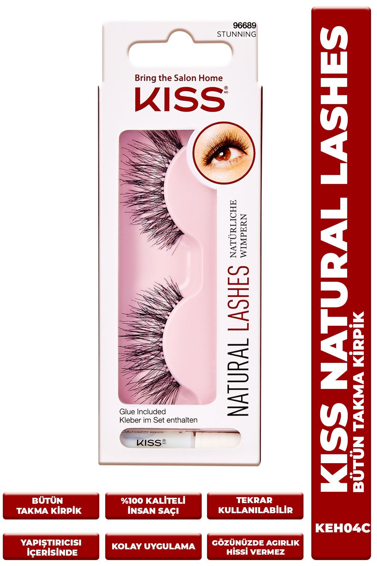 Kiss Komple Takma Kirpik Keh04c