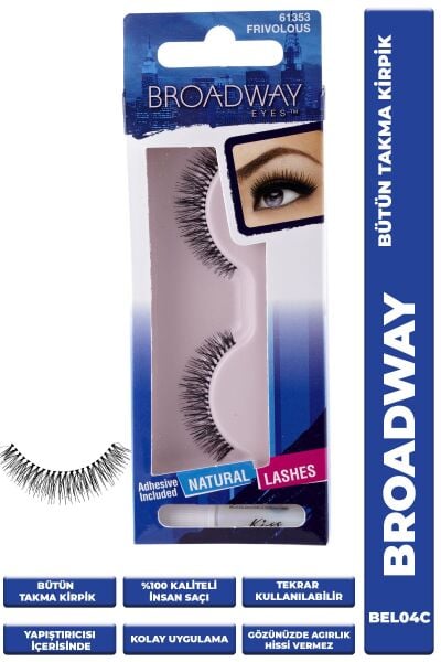 KİSS Broadway Bütün Takma Kirpik Doğal