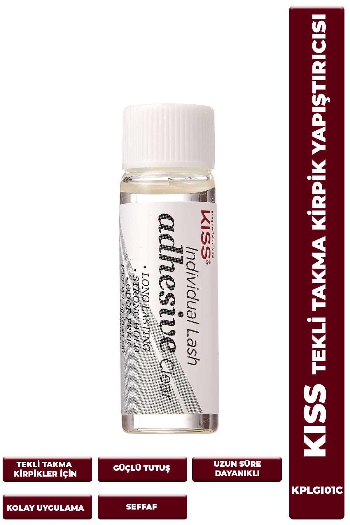 Kiss Tekli Takma Kirpik Yapıştırıcısı 6 G Şeffaf