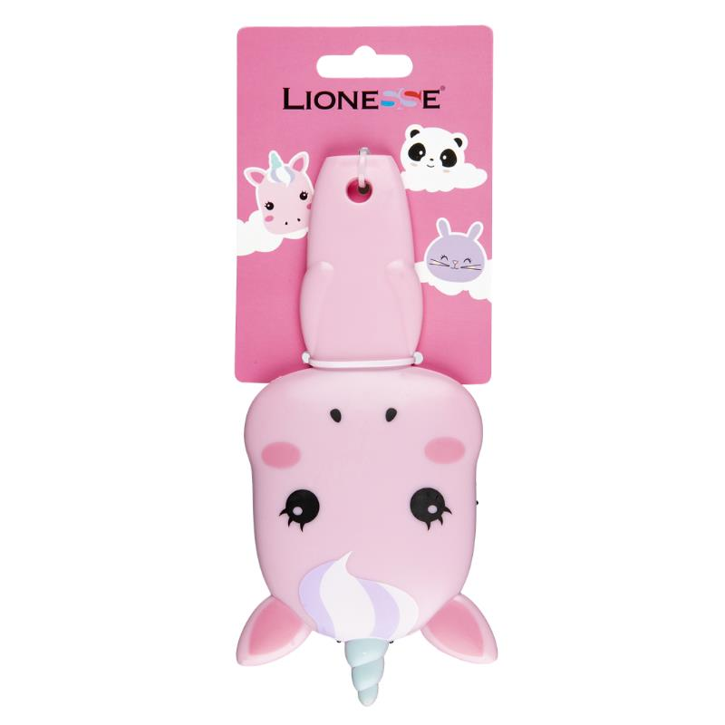 Lionesse Saç Fırçası Pembe Unicorn Çocuk Saç Fırçası 6446