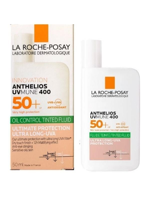 La Roche-Posay Anthelios Oil Control Fluid SPF+50 Renkli Güneş Kremi 50ml