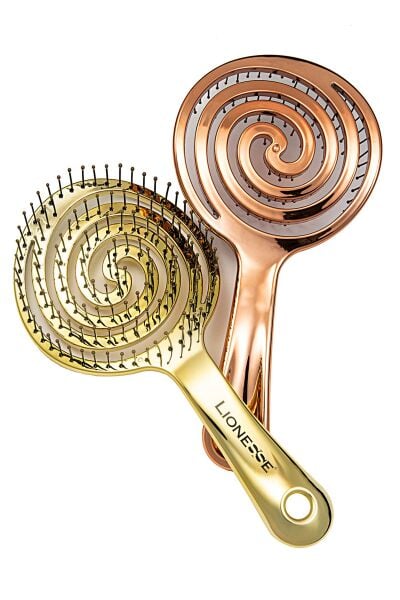 Lionesse Üç Boyutlu Saç Fırçası 8592 - Rosegold , Hızlı Kurutucu , Esnek