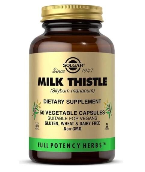 Solgar Milk Thistle 100 Mg 50 Kapsül