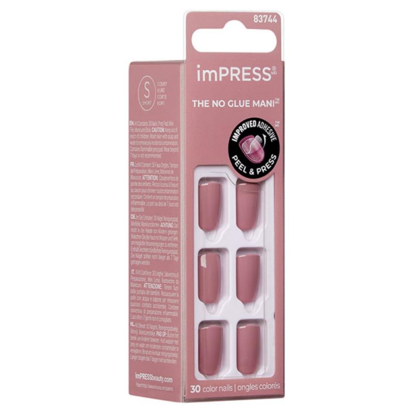 Kiss Impress Color Kendinden Yapışkanlı Takma Tırnak - Kısa- Kımc005