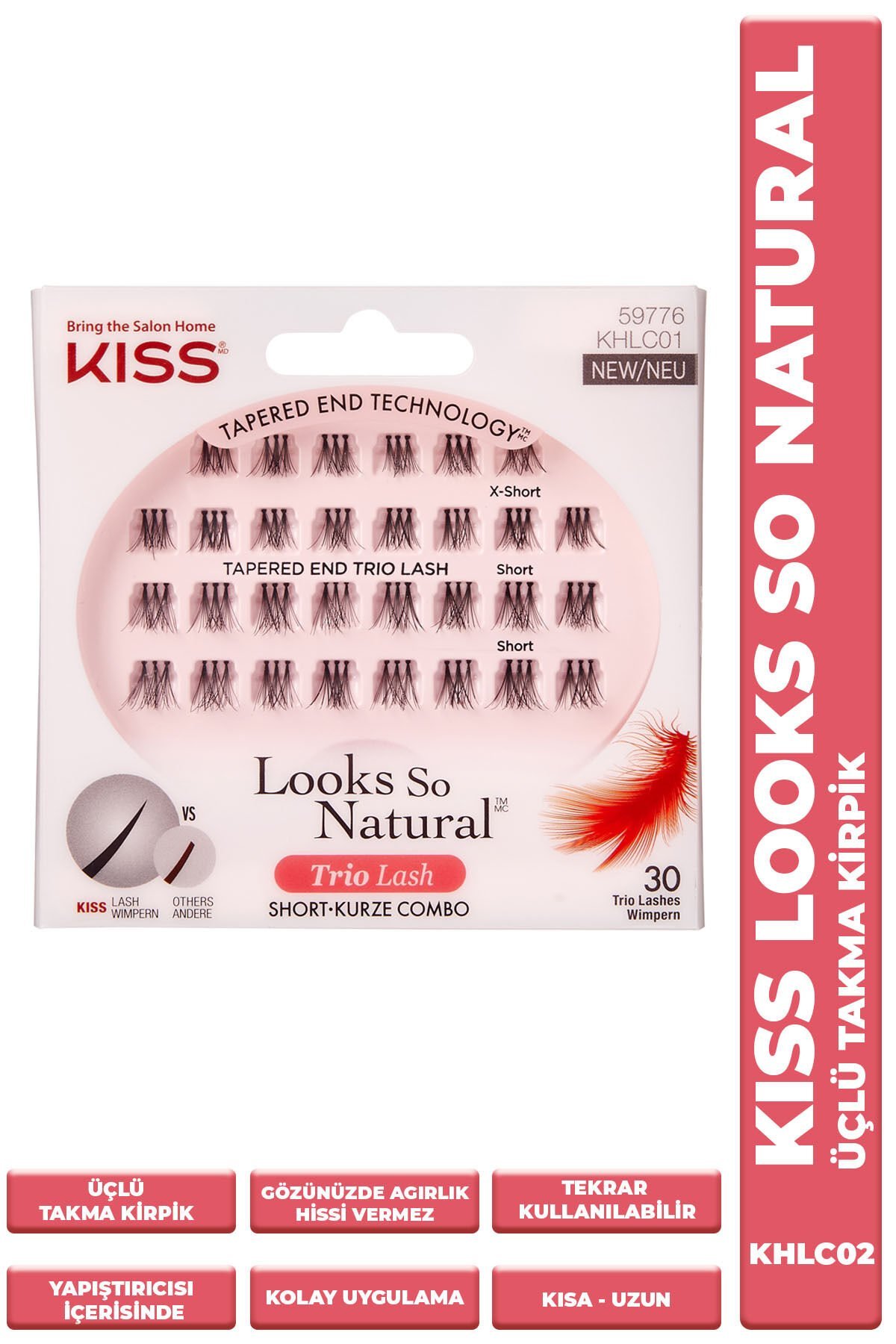 Kiss Trio Tekli Takma Kirpik