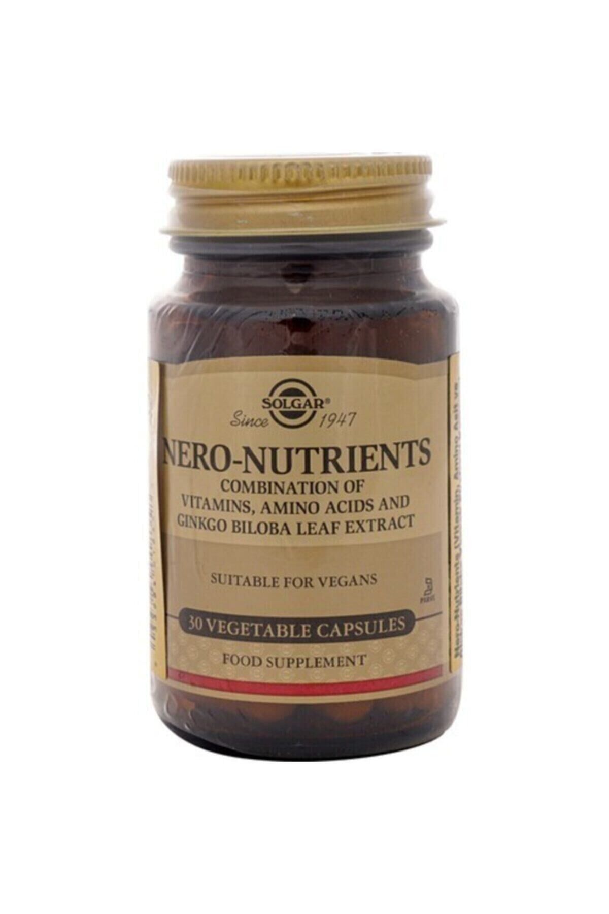 Solgar Nero Nutrients 30 Kapsül