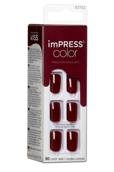 impress Color Kendinden Yapışkanlı Takma Tırnak - Kısa- Kımc014