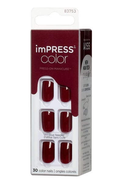 impress Color Kendinden Yapışkanlı Takma Tırnak - Kısa- Kımc014