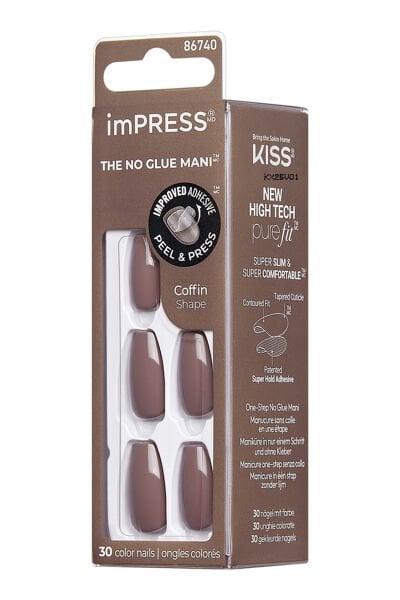 impress Color Kendinden Yapışkanlı Takma Tırnak Uzun Vizon