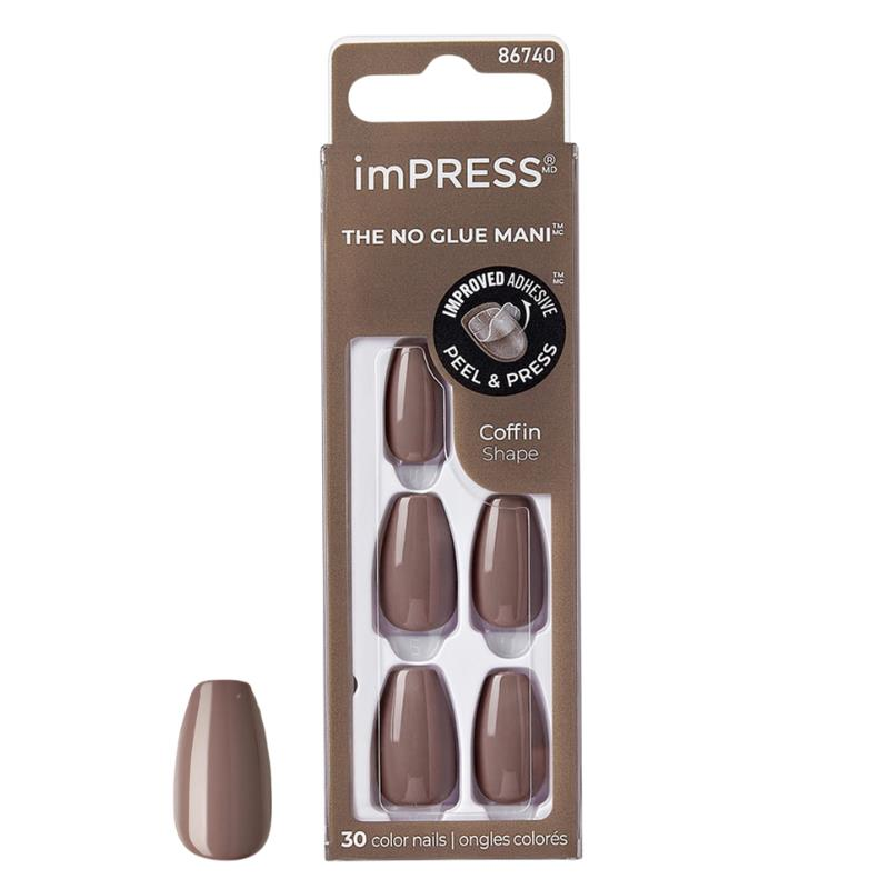 impress Color Kendinden Yapışkanlı Takma Tırnak Uzun Vizon