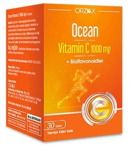 Orzax Ocean Vitamin C 1000 Mg 30 Tablet