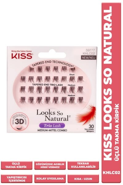 Kiss Trio Tekli Takma Kirpik