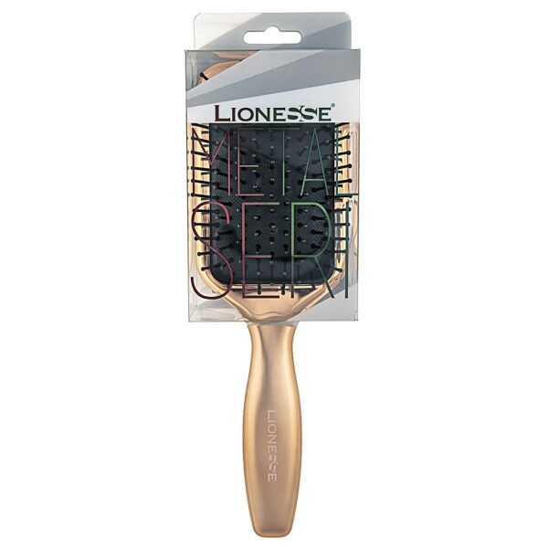 Metalik Saç Fırçası 8590 Rosegold - Geniş Yüzey, Kolay Tarama , Metalik Renk