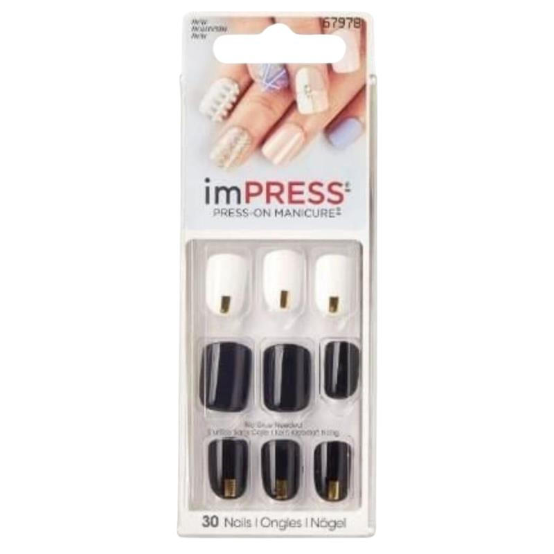 Kiss Impress Kendinden Yapışkanlı Takma Tırnak - Kısa - Yapıştır Çık - Bıpa110 - 731509679786