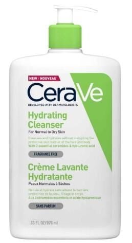 CeraVe Normal Kuru Ciltler İçin Nemlendirici Temizleme Losyonu 976 ml