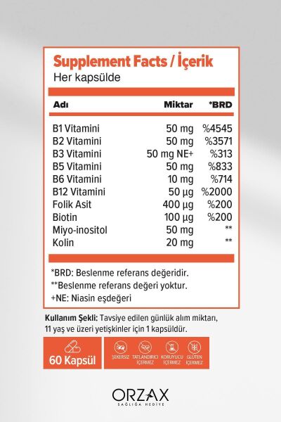 Ocean B Complex 60 Kapsül