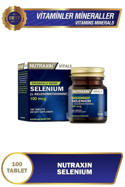 Nutraxin Selenium 100 mcg 100 Tablet - Selenyum Takviyesi