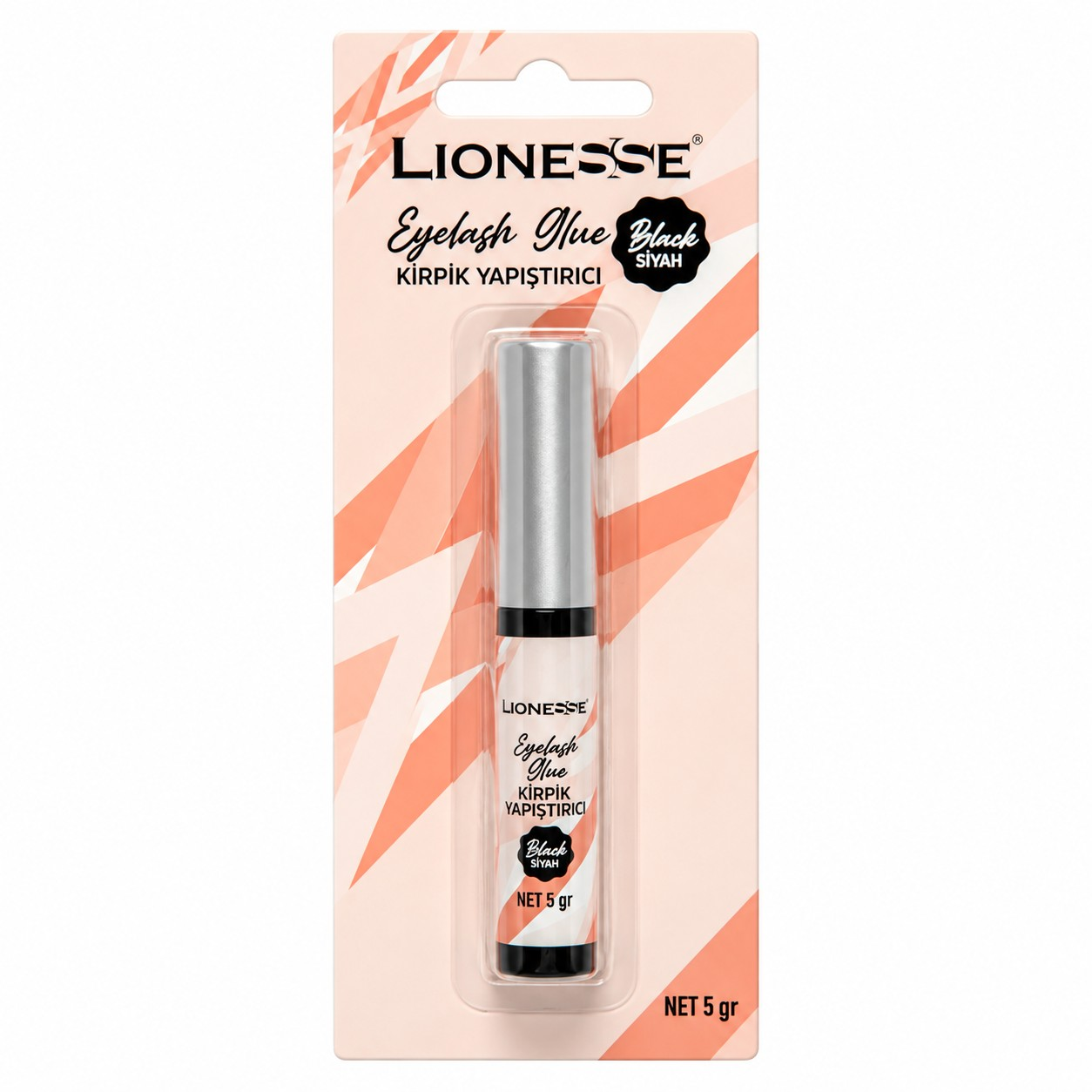 Lionesse Takma Kirpik Yapıştırıcı 5 Gr. - Siyah , Doğal Görünüm , Hızlı Kuruma
