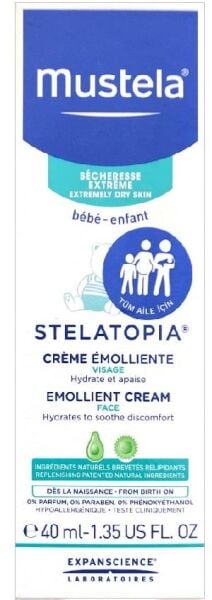 Mustela Stelatopia Emollient Face Cream 40 ml