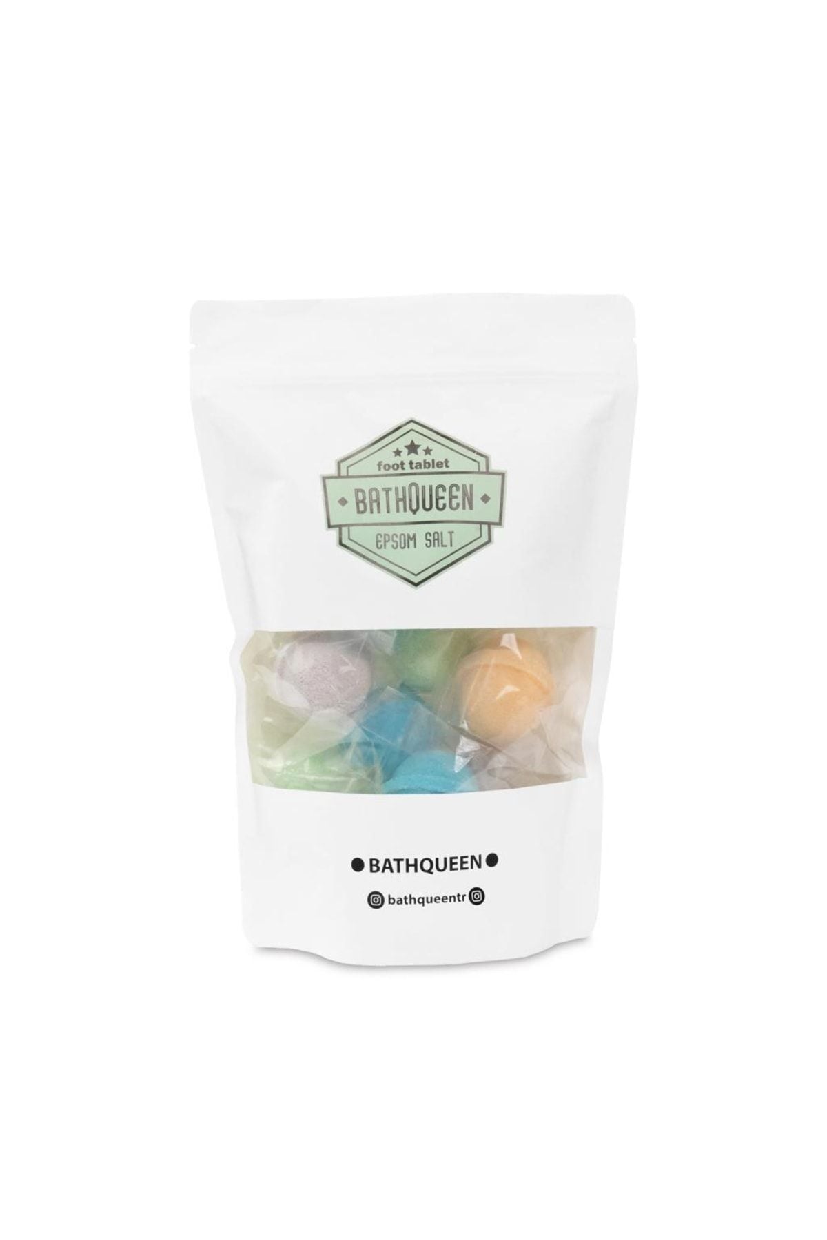 Bathqueen Bath Bomb 12x45gr Banyo Topu - Nem Bombası - Jakuzi Topu