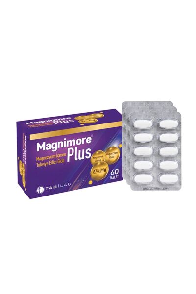 Magnimore Plus 60 Magnezyum İçeren Takviye Edici Gıda