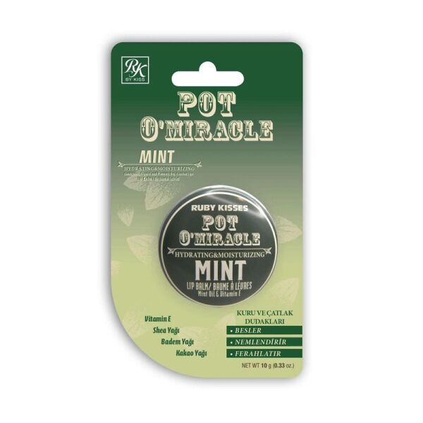 Ruby Kisses Pot O'Miracle Mint 10 gr - Blister Ambalajlı