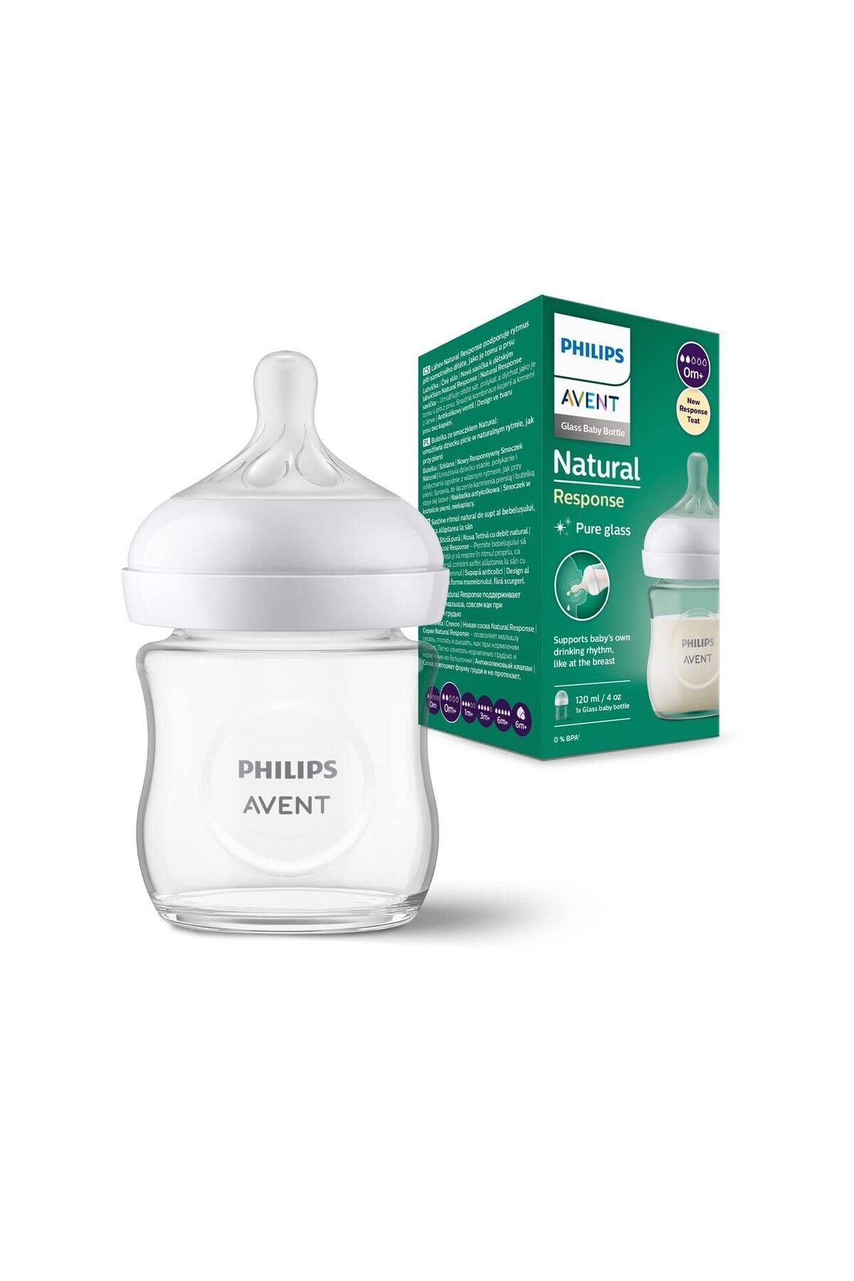 Avent Scy930/01 Doğal Tepkili Cam Biberon 120 ml 0 Ay