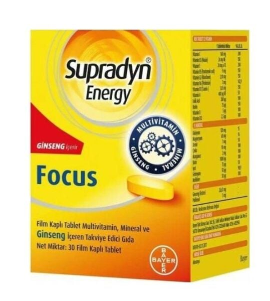 Supradyn Energy Focus 30 Tablet